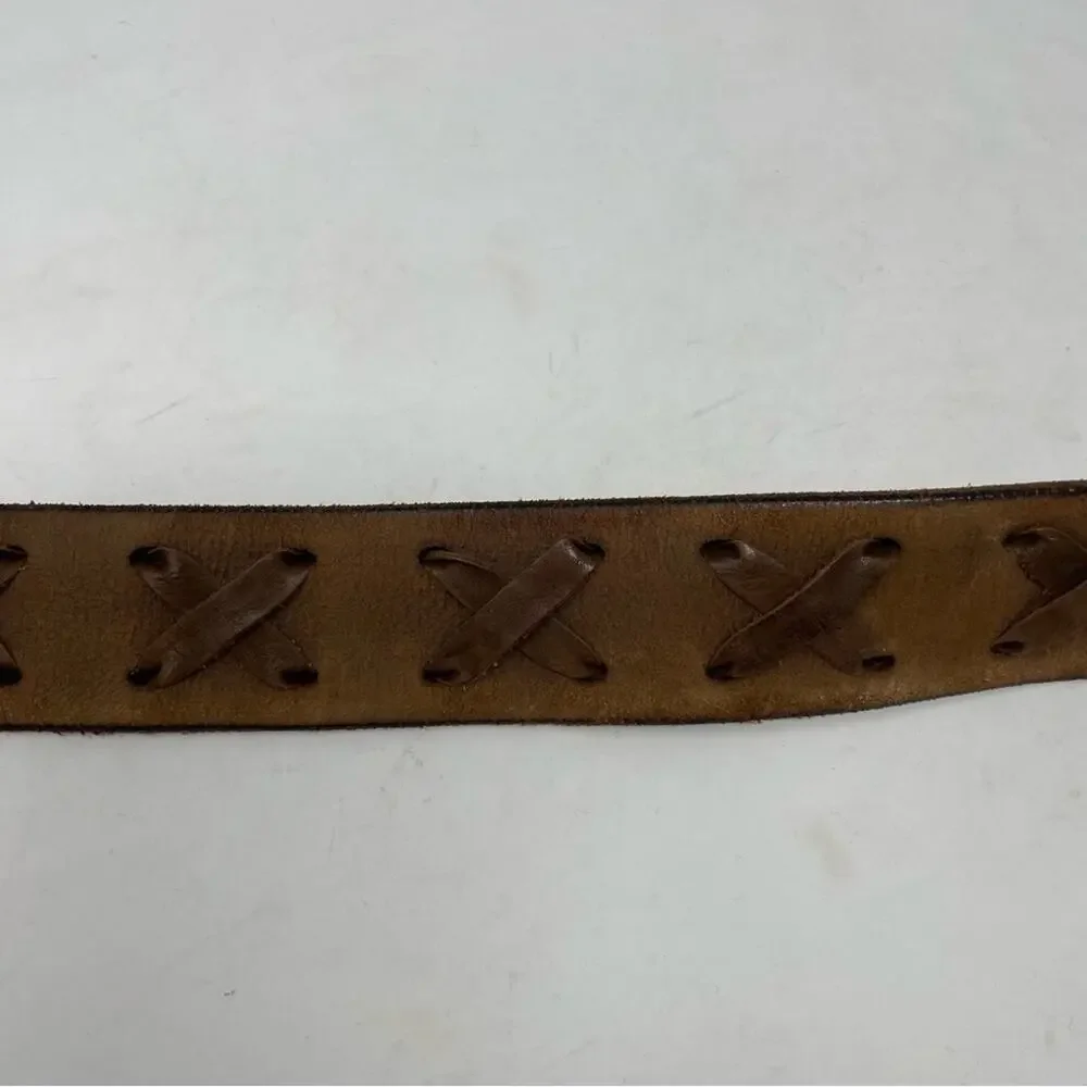 American Eagle Brown Leather Embellished 1.5